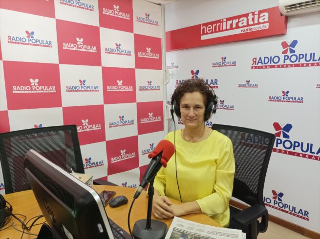 Entrevista en Radio Popular a Marian García, directora de Bidesari.